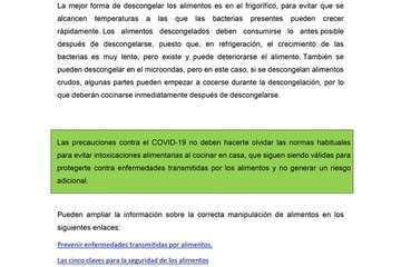 documento elaborado por la Agencia Española de Seguridad Alimentaria y Nutrición (Foto TA)